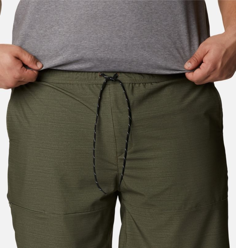 Men's Columbia Twisted Creek Shorts Olive | Plus Size CA-J10L5